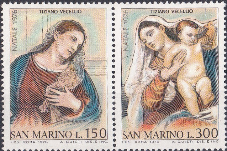 Timbre San Marino MNH 1976 Personalități 