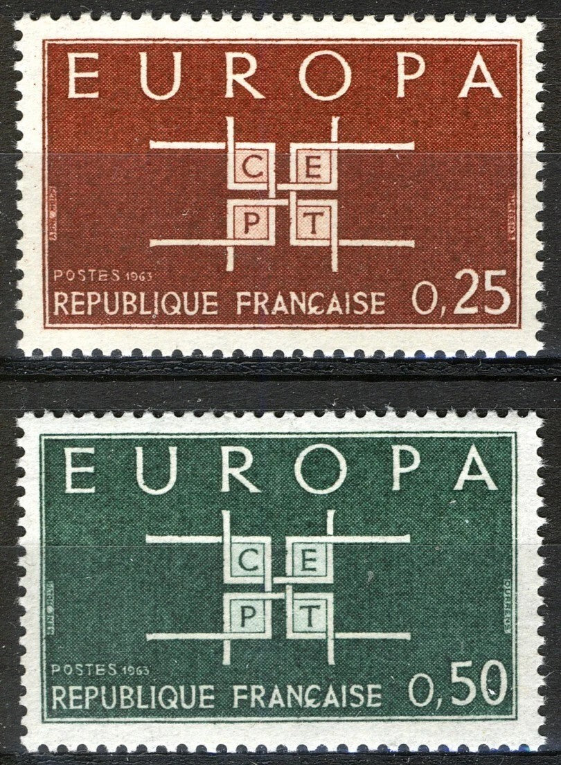Serie timbre Franța 1963 MNH - Europa CEPT 1963 (SKU R1CLS8FRA17)