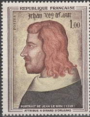 Timbru Franța 1964 MNH - Portretul lui Jean le Bon (Girard d'Orléans) (SKU R1CLS8FRA28)