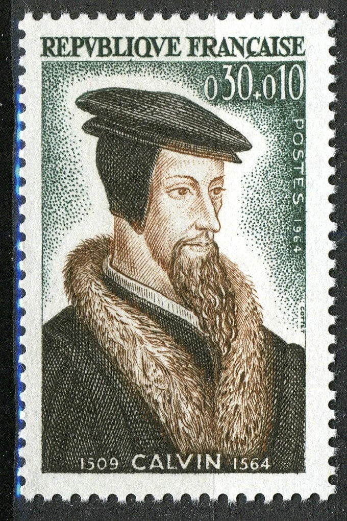 Timbru Franța 1964 MNH - Jean Calvin, teolog și reformator (SKU R1CLS8FRA33)