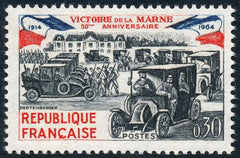 Timbru Franța 1964 MNH - 50e anniversaire - Victoire de la Marne (SKU R1CLS8FRA44)