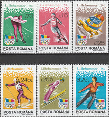 Timbru România Jocurile Olimpice de iarnă Lillehammer '94 – 1994 MNH (ROM12)