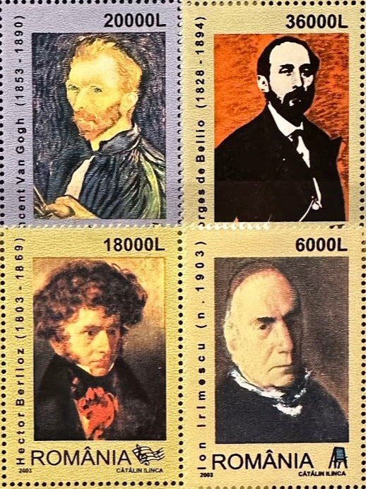 Timbru România Mari maeștri ai picturii – 2003 MNH (ROM3)